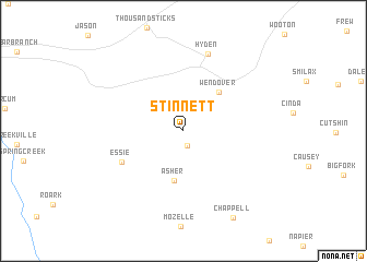 map of Stinnett