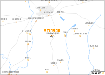 map of Stinson