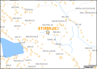 map of Stipanjići