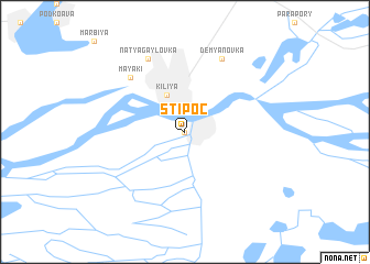 map of Ştipoc