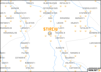 map of Stîrciu