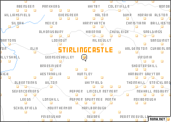 map of Stirling Castle