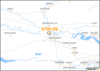 map of Stirling