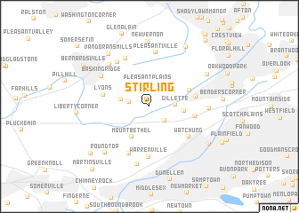 map of Stirling