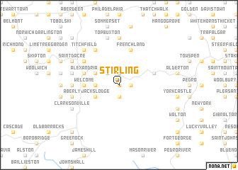 map of Stirling