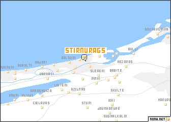 map of Stirnurags