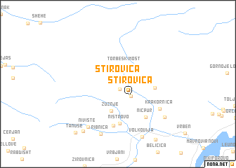 map of Štirovica