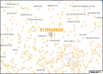 map of Stirrup Run