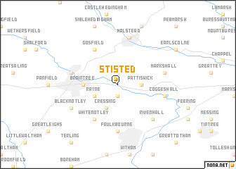 map of Stisted