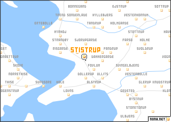 map of Stistrup