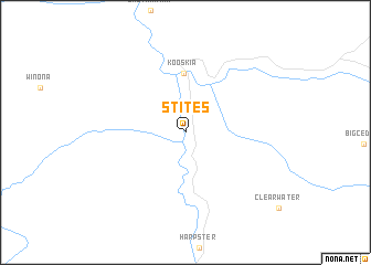 map of Stites