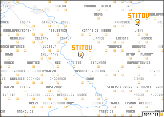 map of Štítov