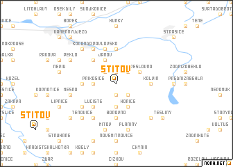 map of Štítov