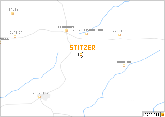 map of Stitzer