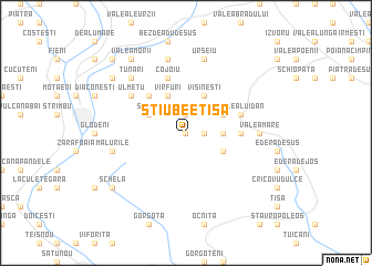 map of Ştiubee-Tisa