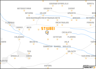 map of Ştiubei