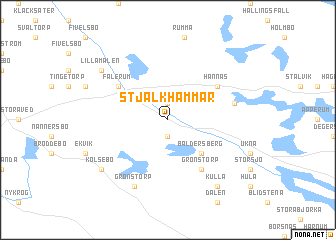 map of Stjälkhammar