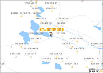 map of Stjärnfors
