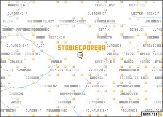 map of Stobiec Poręba