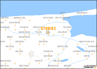 map of Stobiec