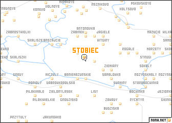 map of Stobiec