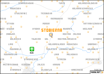 map of Stobierna