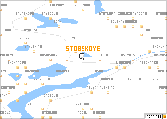 map of Stobskoye