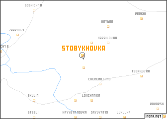 map of Stobykhovka