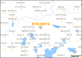 map of Stockaryd