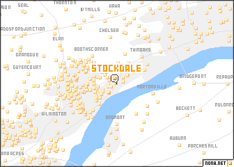 map of Stockdale