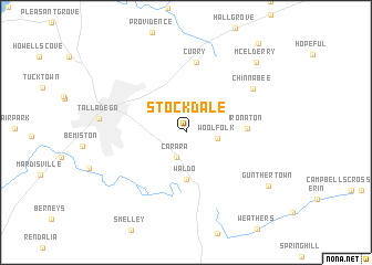 map of Stockdale