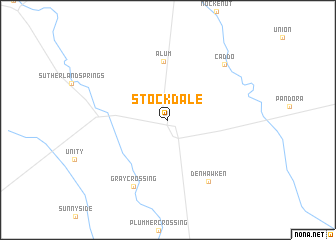 map of Stockdale