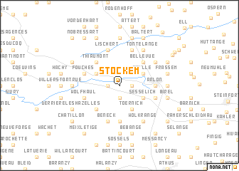 map of Stockem