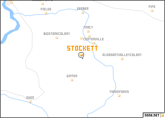 map of Stockett