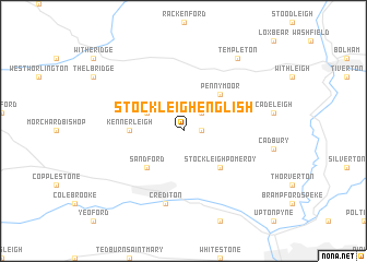 map of Stockleigh English