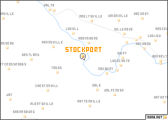 map of Stockport