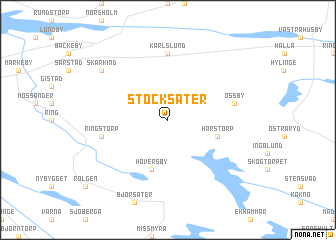 map of Stocksäter