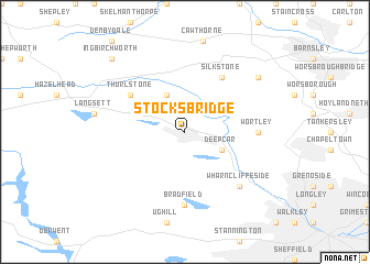 map of Stocksbridge