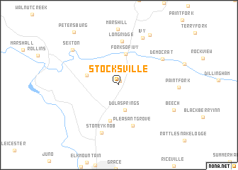 map of Stocksville