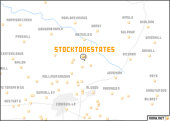 map of Stockton Estates