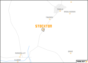 map of Stockton