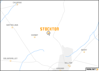 map of Stockton