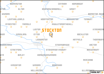 map of Stockton