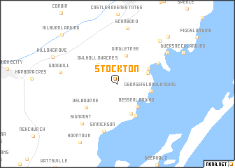 map of Stockton