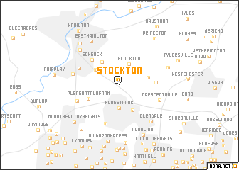 map of Stockton