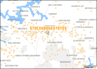 map of Stockwood Estates