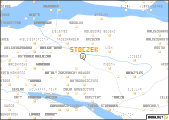 map of Stoczek