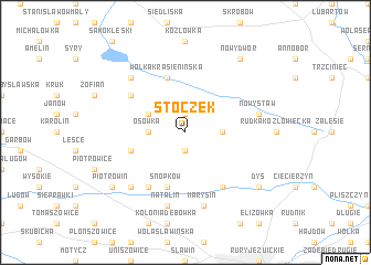 map of Stoczek
