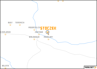 map of Stoczek