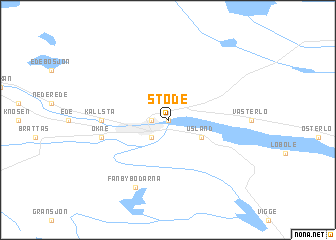 map of Stöde